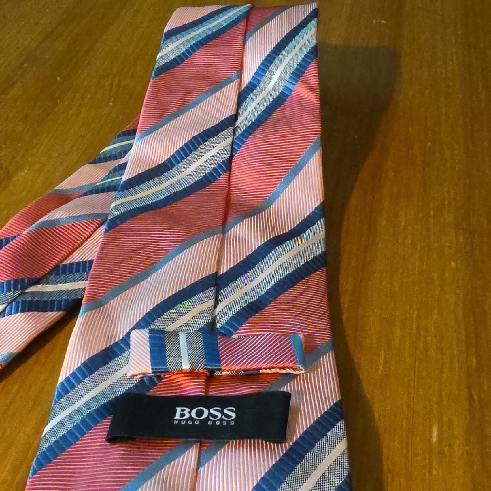 Boss Multicolor Striped Tie